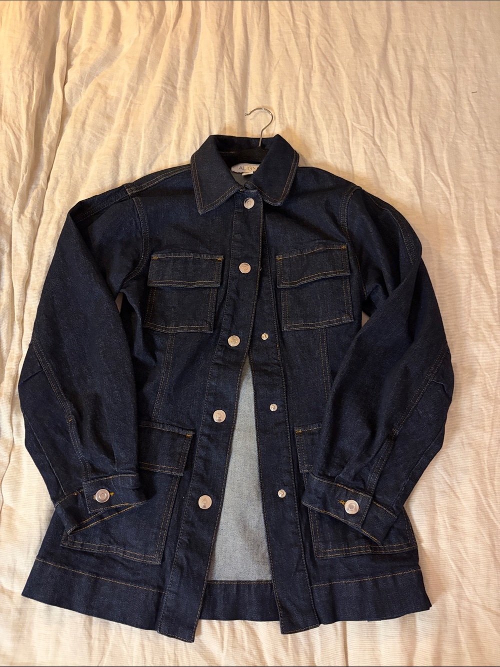 La Ligne Dark Indigo Denim Jacket